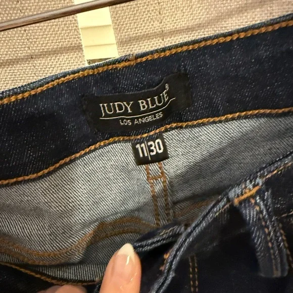Judy Blue Straight Leg Dark Wash Jeans 11 - Picture 3 of 6